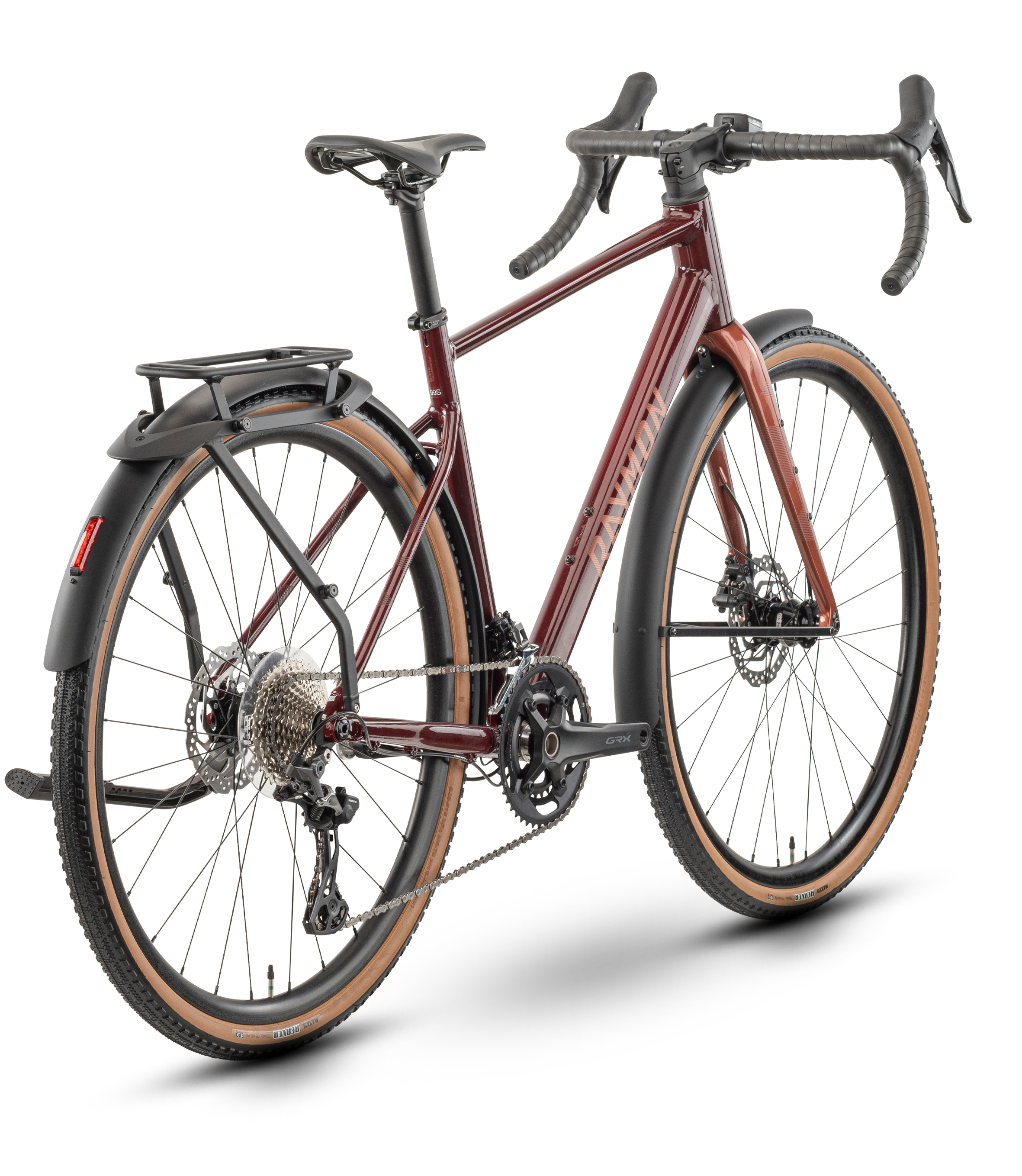 Raymon Territ Pro Street kastanjebruin/steenrood