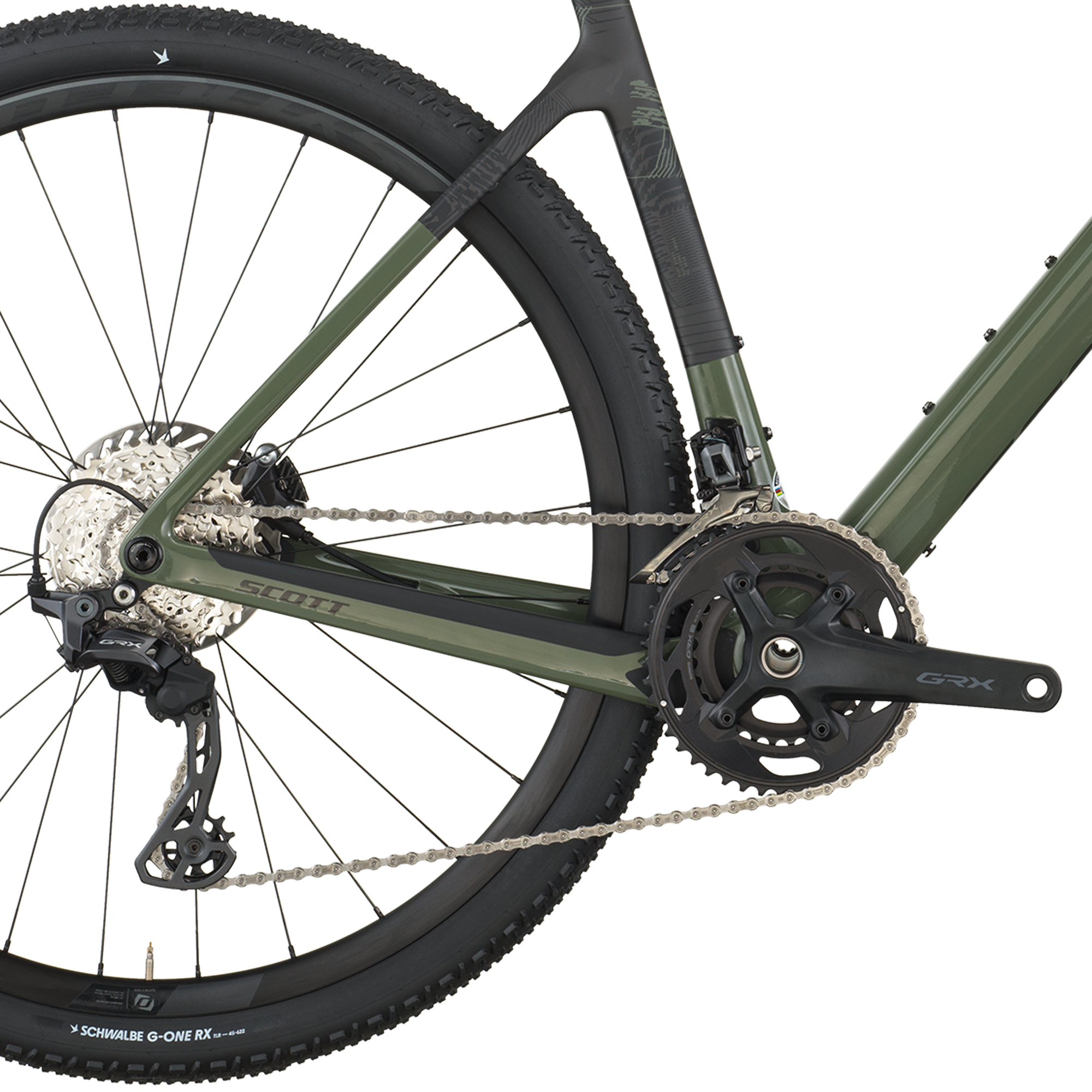 Scott Addict Gravel 40 wengé groen